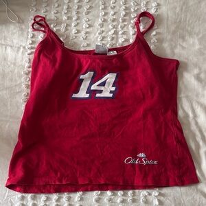 Old Spice Red Tank Top for Women